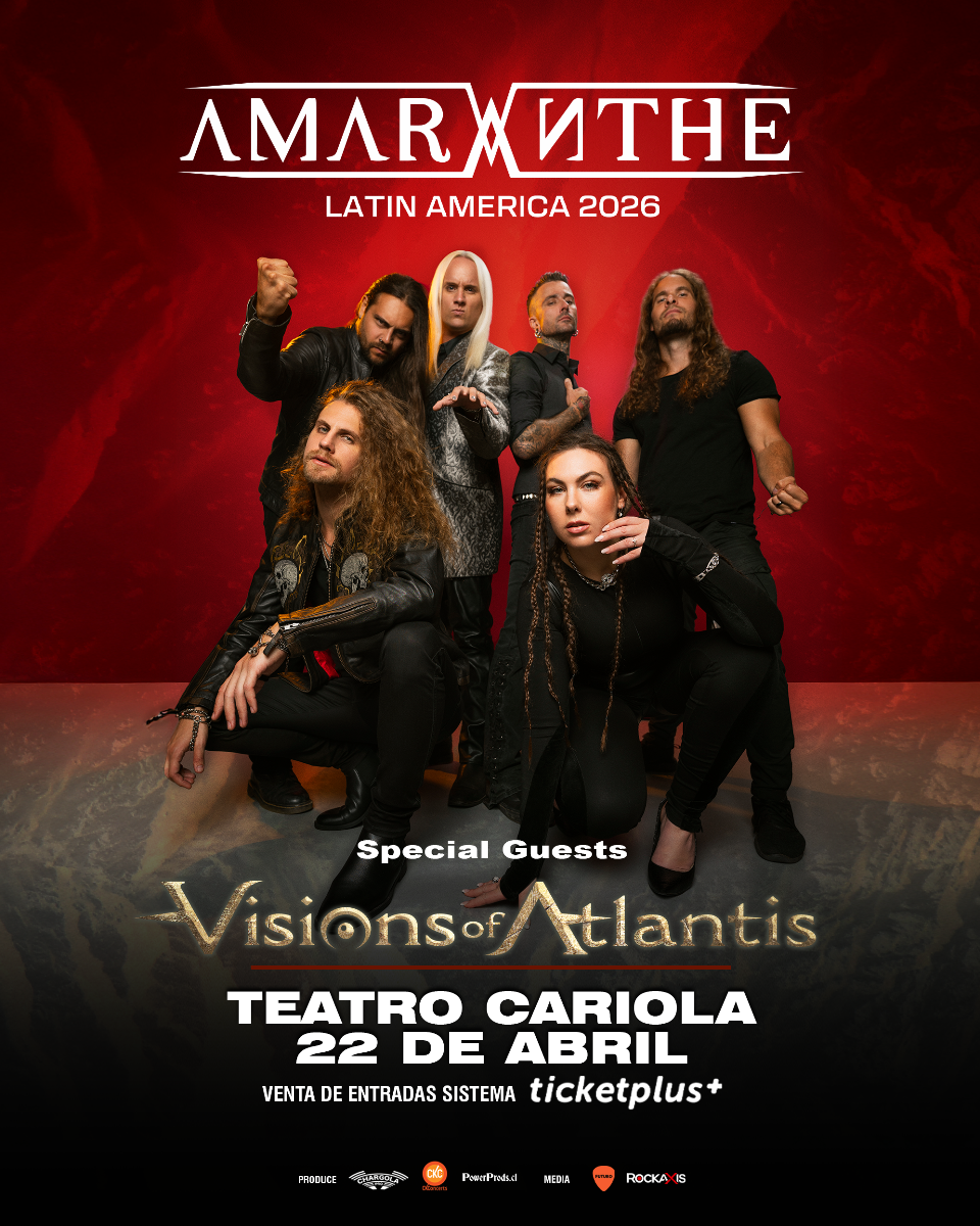 Amaranthe debutará en Chile el próximo 22 de abril
